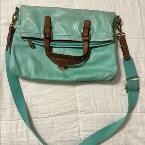 Crossbody Fossil leather bag